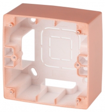 12-6101-14 ЭРА Коробка наклад. монтажа 1 пост, Эра12, медь | Б0043168 | ЭРА