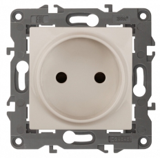 14-2105-02 ЭРА Розетка 2P, 16A-250В, IP20, Эра Elegance, сл.кость | Б0034285 | ЭРА