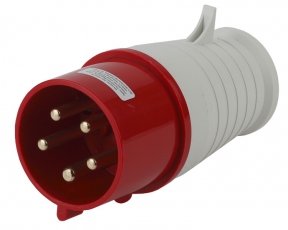 Вилка ЭРА переносная 025 3Р+РЕ+N 32А 380В IP44 | Б0032854 | ЭРА