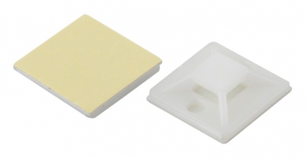 NO-222-96 Акс-ры для сборки и монтажа электрощитового об-я ЭРА NO-222-96 Основание самоклеящееся 25х25 (Tie mount) (100 штук) | Б0033474 | ЭРА