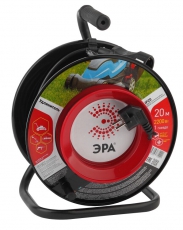 Удлинитель силовой RP-1-3х0.75-20m пласт. катушка с заземл. 20м 1гн 3х0.75мм2 | Б0033016 | ЭРА