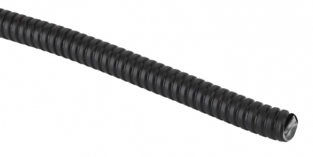 Металлорукав Р3-ЦПнг-15 (черный) с протяжкой 20м | Б0036554 | ЭРА