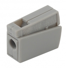 Строительно-монтажная клемма СМК NO-222-26 модель 111 проходная на 1 проводник 1.0-2.5мм2 (уп.100шт.) | Б0033400 | ЭРА