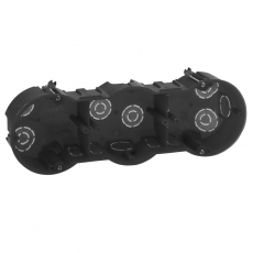 Коробка установочная КУП 3-х местная 212х70х45мм для полых стен саморез. мет. лапки IP20 (45/720) | Б0051422 | ЭРА