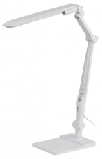 Светильник настольный NLED-497-12W-W светодиодный на струбцине и с основанием белый | Б0052770 | ЭРА