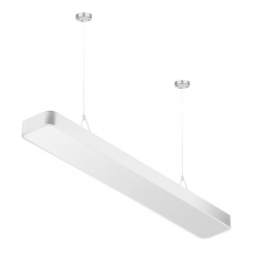 Светильник светодиодный Geometria Block SPO-112-W-40K-040 40Вт 4000К 4500Лм IP40 1200*200*60 белый подвесной | Б0050540 | ЭРА