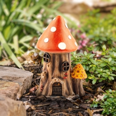 Садовый светильник Лукоморье ERASF22-13 на солнечной батарее, полистоун, 23 см | Б0053362 | ЭРА