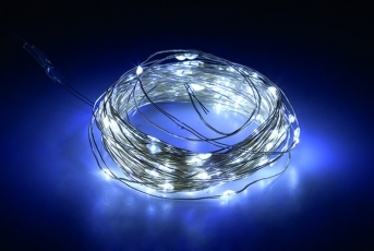 Садовая гирлянда ERASF22-17 Нить на солнечной батарее, холодный свет 21,9 м | Б0053368 | ЭРА