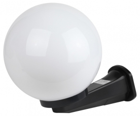 Светильник садово-парковый НБУ 01-60-251 , шар опал с настенным крепежом D=250 mm | Б0048075 | ЭРА