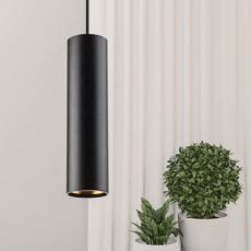 Светильник подвесной подсветка PL1 GU10 BK 300 GU10, D80*300мм, черный | Б0041506 | ЭРА