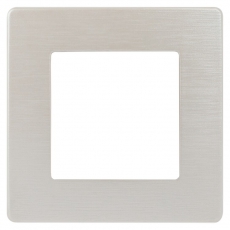 Рамка для розеток и выключателей серия 12 12-5101-15 на 1 пост, сатин, перламутр | Б0052508 | ЭРА