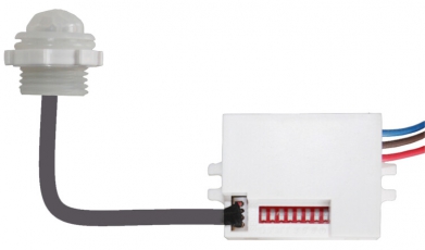 Датчик движения MD 021 скрытый 800Вт, 5сек/8мин, 6м, 10/2000лк, 120(сбоку)+360 | Б0043798 | ЭРА