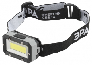 Фонарь налобный светодиодный GB-708 на батарейках, 3 режима, 5 Вт, СОВ, 3хААА, Шторм | Б0052750 | ЭРА