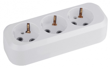 KX-3e ЭРА Колодка 3гн, зазeмл (20/1440) | Б0028338 | ЭРА