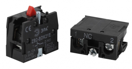 Контактный блок 1р для серии LAY5 (40/960/11520) | Б0045692 | ЭРА