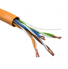 ЭРА Кабель витая пара U/UTP 4x2x24 AWG Cat5e CU нг(А) HF 305м | Б0044430 | ЭРА