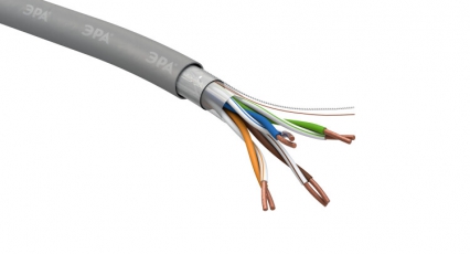 ЭРА Кабель витая пара F/UTP 4x2x24AWG Cat5e CU PVC 305 м SIMPLE | Б0044685 | ЭРА