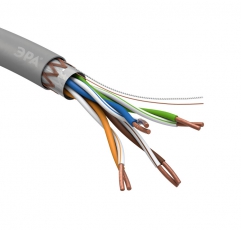 ЭРА Кабель витая пара SF/UTP Cat5e 4x2x24 AWG CU PVC 305 м | Б0044691 | ЭРА