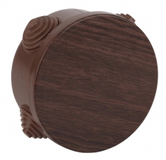 Коробка распределительная открытой установки КОР (дуб) 85х40мм с гермовводами 4 вх. IP54 (32/1152) | Б0043230 | ЭРА