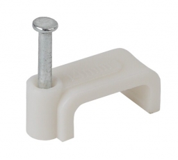 ЭРА Скоба 5мм плоская пластиковая (50шт) (600/21600) | Б0038904 | ЭРА