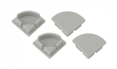 Набор заглушек для профиля CAB280 1616R-3A 4 глухие круглые | Б0039451 | ЭРА