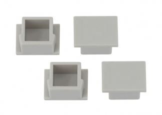 Набор заглушек для профиля CAB261, 1612-3A 4 глухие | Б0039432 | ЭРА