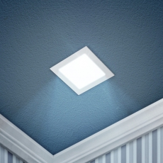 Светильник светодиодный встраиваемый светодиодный квадратный LED 2-6 6W 220V 6500K | Б0019836 | ЭРА