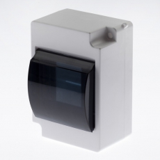 Бокс пластиковый навесной КМПн 2/4 с прозрачной крышкой (28/560) | Б0051471 | ЭРА