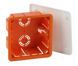 Коробка распределительная KRT 92х92х45мм для твердых стен, саморез., крышка IP20 (126/1134) | Б0047256 | ЭРА