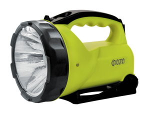 Фонарь прожекторный AccuF6-L3W-gn (зел) | 2853653 | ФАZА