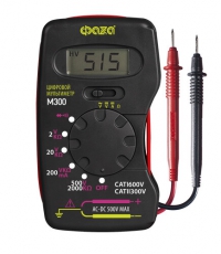 Мультиметр цифровой M300 | 5008779 | ФАZА