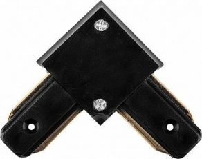 Коннектор для однофазного шинопровода LD1001 угловой черный | 10325 | FERON