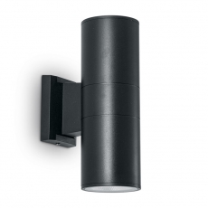 Светильник архитектурный настенный DH0702 230V без лампы 2*E27, 260*155*90 черный, ДЛЯ ЛАМП R63, G45 | 06294 | FERON