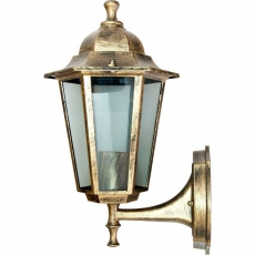 Светильник садово-парковый 6101 60W 230V E27 170*200*320мм черное золото | 11125 | FERON