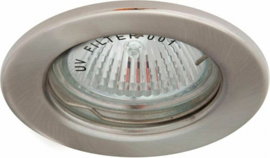 Светильник точечный встраиваемый под лампу DL10/DL3201 MR16 50W G5.3 титан | 15112 | FERON
