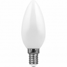 Лампа светодиодная LB-58 (5W) 230V E14 2700K филамент C35 матовая | 25647 | Feron