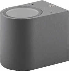 Светильник архитектурный настенный DH014 230V без лампы GU10, 81*92*92 серый | 11867 | FERON