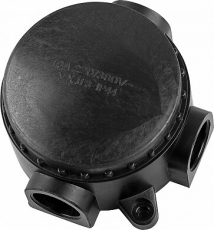 Коробка распределительная КЭМ 1-10-3Б монтажная , 3-х рожковая, 380V, 95х48х110, черный | 29848 | FERON