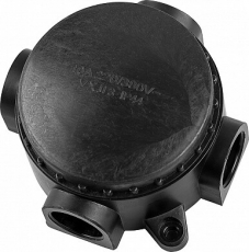 Коробка распределительная КЭМ 1-10-4Б монтажная , 4-х рожковая, 380V, 110х48х110, черный | 29850 | FERON