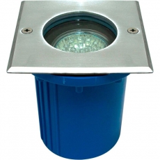 Тротуарный светильник G5.3, встраиваемый IP65, 3733 7W 230V MR16/G5.3 белый, квадрат | 11857 | FERON