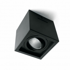 Светильник накладной светодиодный спот AL522, 7W, 630Lm, 4000K, 35 градусов, черный, поворотный | 32469 | FERON