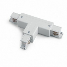 Коннектор для трехфазного шинопровода PRO-0436 R1, Т-образный правый (внешний) белый 91330 | 41088 | FERON