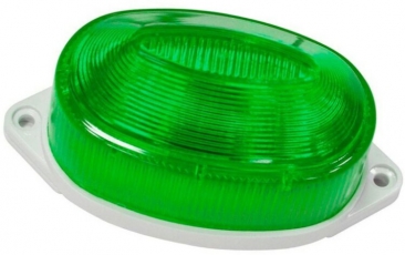Светильник-вспышка (стробы) ST1C 3,5W 230V зеленый | 26003 | FERON