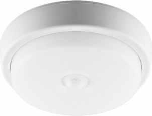 Светильник светодиодный пылевлагозащищенный для ЖКХ с ИК-датчиком AL3006 в пластиковом корпусе 12W 4000K 220V IP54 белый | 29610 | Feron