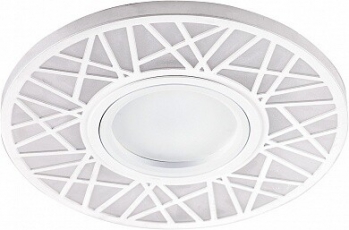 Светильник встраиваемый с LED подсветкой CD991 потолочный MR16 G5.3 белый | 32675 | Feron