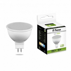 Лампа светодиодная LB-560 (9W) 230V G5.3 4000K MR16 | 25840 | FERON