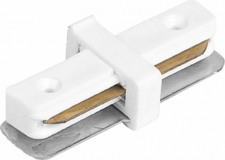 Коннектор для однофазного шинопровода LD1000 прямой белый | 10314 | FERON