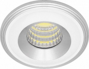 Светильник светодиодный встраиваемый для подсветки мебели LN003 3W 210 Lm 4000К белый хром | 28776 | FERON