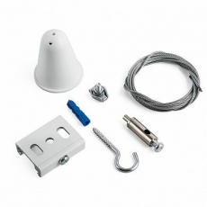 Комплект подвесов для шинопровода трехфазного осветительного PRO-0448 150см, белый | 41098 | FERON