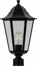 Светильник садово-парковый 6103 60W 230V E27 170*170*310мм черный ДИАМЕТР ОСНОВАНИЯ 45 мм | 11056 | FERON